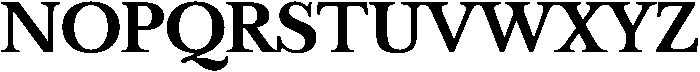 Vescura Bold ttf (700) Font UPPERCASE