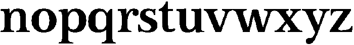 Vescura Bold ttf (700) Font LOWERCASE