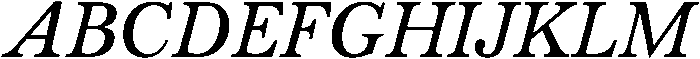 Vescura Italic ttf (400) Font UPPERCASE