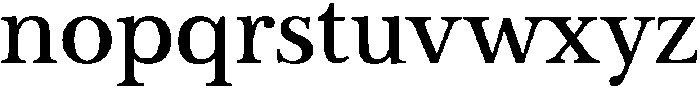 Vescura Medium ttf (500) Font LOWERCASE