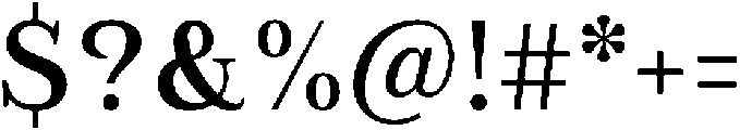 Vescura Regular ttf (400) Font OTHER CHARS