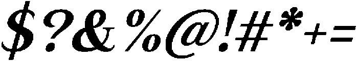Vescura Semi Bold Italic ttf (600) Font OTHER CHARS