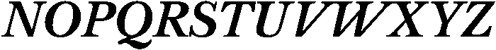 Vescura Semi Bold Italic ttf (600) Font UPPERCASE