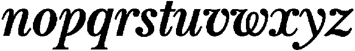 Vescura Semi Bold Italic ttf (600) Font LOWERCASE
