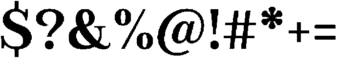 Vescura Semi Bold ttf (600) Font OTHER CHARS