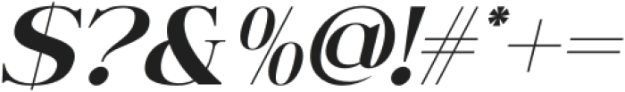 Veslay Italic otf (400) Font OTHER CHARS
