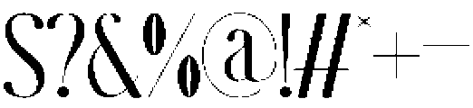 Vesora Regular otf (400) Font OTHER CHARS