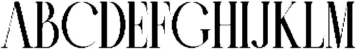 Vesora Regular otf (400) Font UPPERCASE