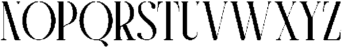 Vesora Regular otf (400) Font UPPERCASE
