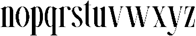 Vesora Regular otf (400) Font LOWERCASE