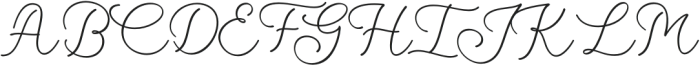 Vestardia Regular otf (400) Font UPPERCASE