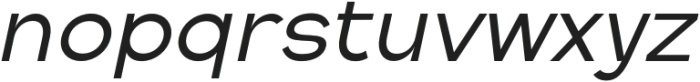 Vestica Neue Medium Slant otf (500) Font LOWERCASE