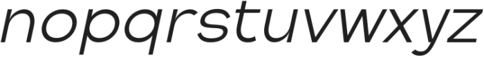 Vestica Neue Slant otf (400) Font LOWERCASE