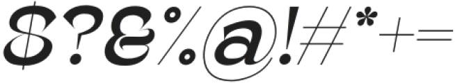 Vestige Grotesk-Italic otf (400) Font OTHER CHARS