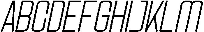 Vesue Italic otf (400) Font UPPERCASE