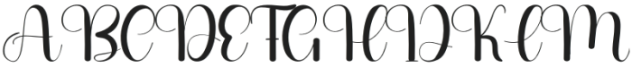 Vetegable Regular otf (400) Font UPPERCASE