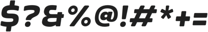 Vettom Bold Oblique otf (700) Font OTHER CHARS