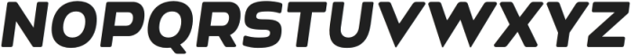 Vettom Bold Oblique otf (700) Font UPPERCASE
