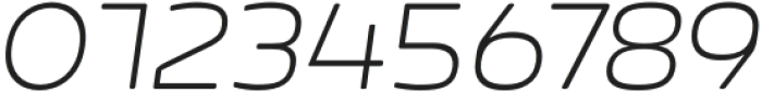 Vettom ExtraLight Oblique otf (200) Font OTHER CHARS