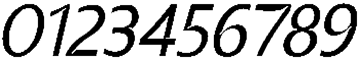 Vexane Italic otf (400) Font OTHER CHARS