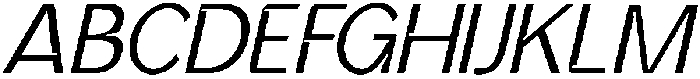 Vexane Italic otf (400) Font UPPERCASE