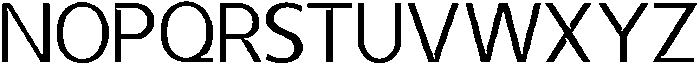 Vexane Regular otf (400) Font UPPERCASE