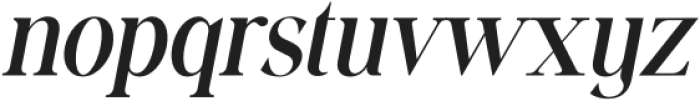 VexfordQuantumSerif Italic otf (400) Font LOWERCASE