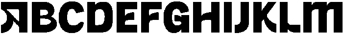 Vexora Regular otf (400) Font UPPERCASE