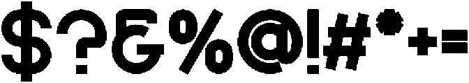Vexorium Bold otf (700) Font OTHER CHARS