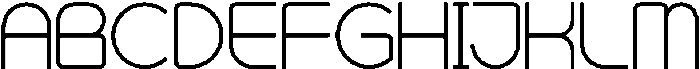 Vexorium Thin otf (100) Font UPPERCASE