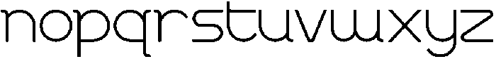 Vexorium Thin otf (100) Font LOWERCASE