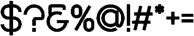 Vexorium otf (400) Font OTHER CHARS
