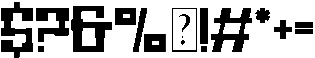 Vexrun otf (400) Font OTHER CHARS
