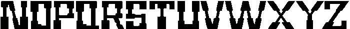 Vexrun otf (400) Font LOWERCASE