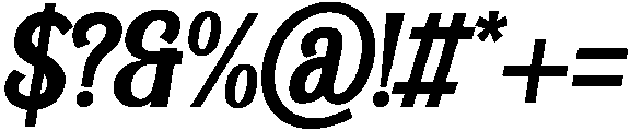 Vezanor  Italic otf (400) Font OTHER CHARS