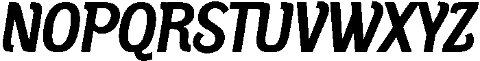 Vezanor  Italic otf (400) Font UPPERCASE