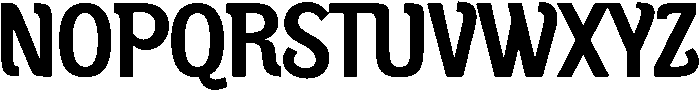Vezanor  Regular otf (400) Font UPPERCASE
