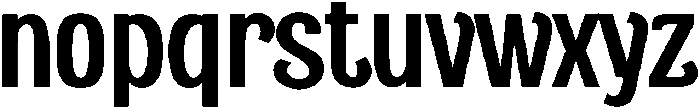 Vezanor  Regular otf (400) Font LOWERCASE