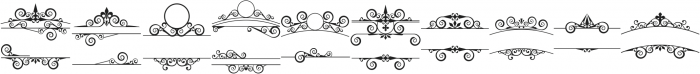 vectorheroes ornaments otf (400) Font OTHER CHARS