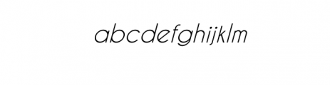 Ventura Sans Italic.otf Font LOWERCASE