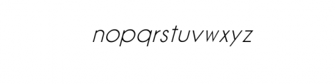 Ventura Sans Italic.otf Font LOWERCASE