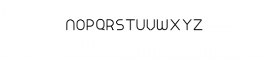 Verno-Thin.otf Font UPPERCASE