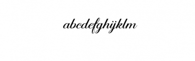 Verosella Script Font LOWERCASE