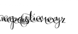 Velvetberries Left Font LOWERCASE