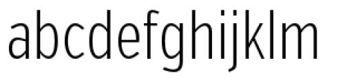 Verb Compressed Extra Light Font LOWERCASE