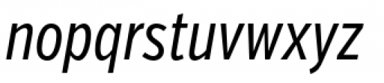 Verb Compressed Italic Font LOWERCASE