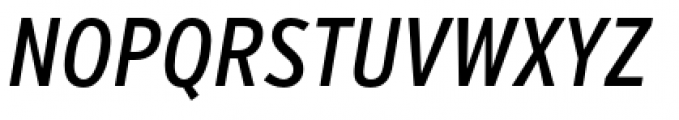 Verb Compressed Medium Italic Font UPPERCASE