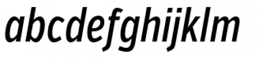 Verb Compressed Medium Italic Font LOWERCASE