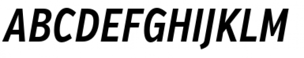 Verb Compressed Semi Bold Italic Font UPPERCASE