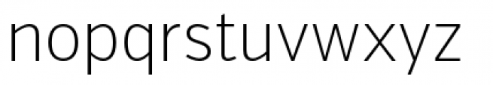 Verb Condensed Extralight Font LOWERCASE